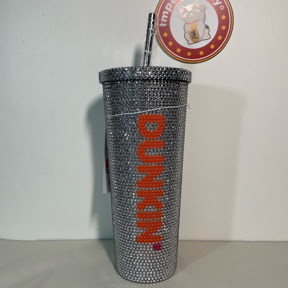 Dunkin’ Stainless Steel Holiday Sparkly Tumbler - Picture 2 of 6